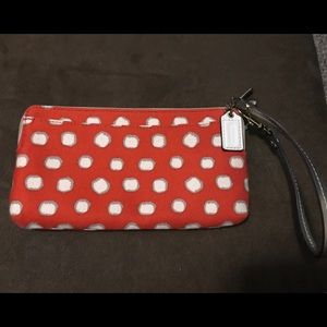 Coach clutch wristlet wallet